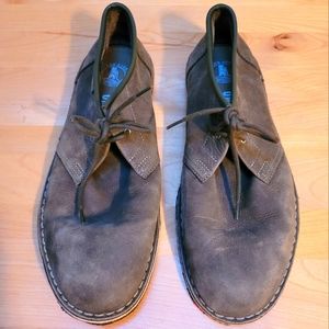 CLARK'S ORIGINALS | Brown Nubuck Shoes, Sz 12